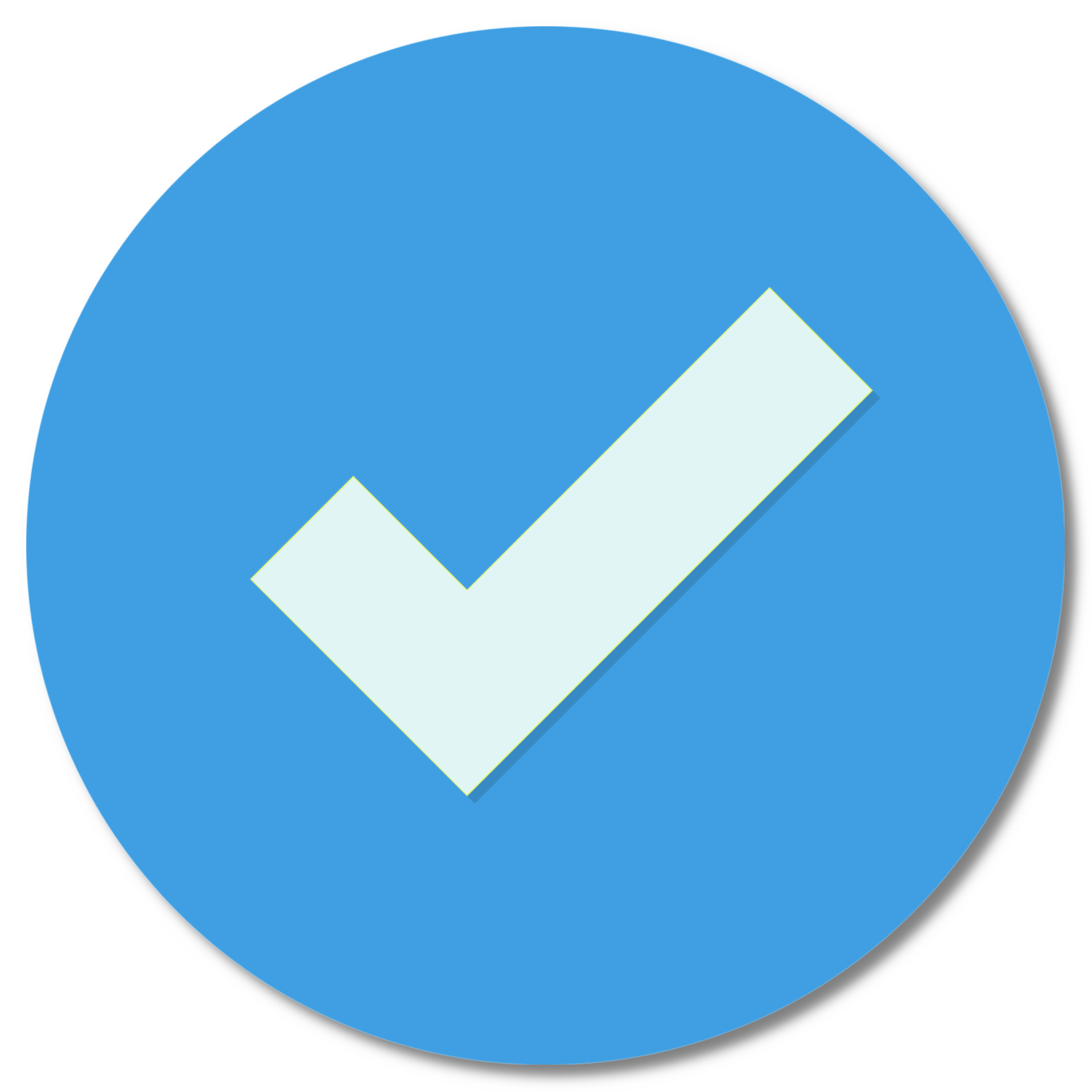 checkmark in circle